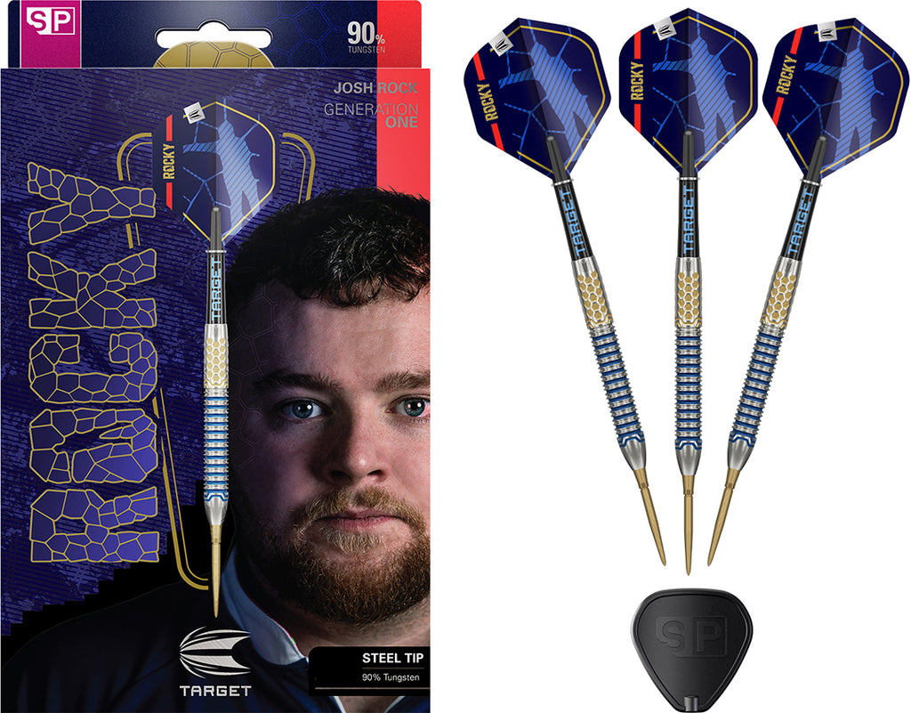 Josh Rock G1 Swiss Point - 90% Tungsten Steel Tip Darts