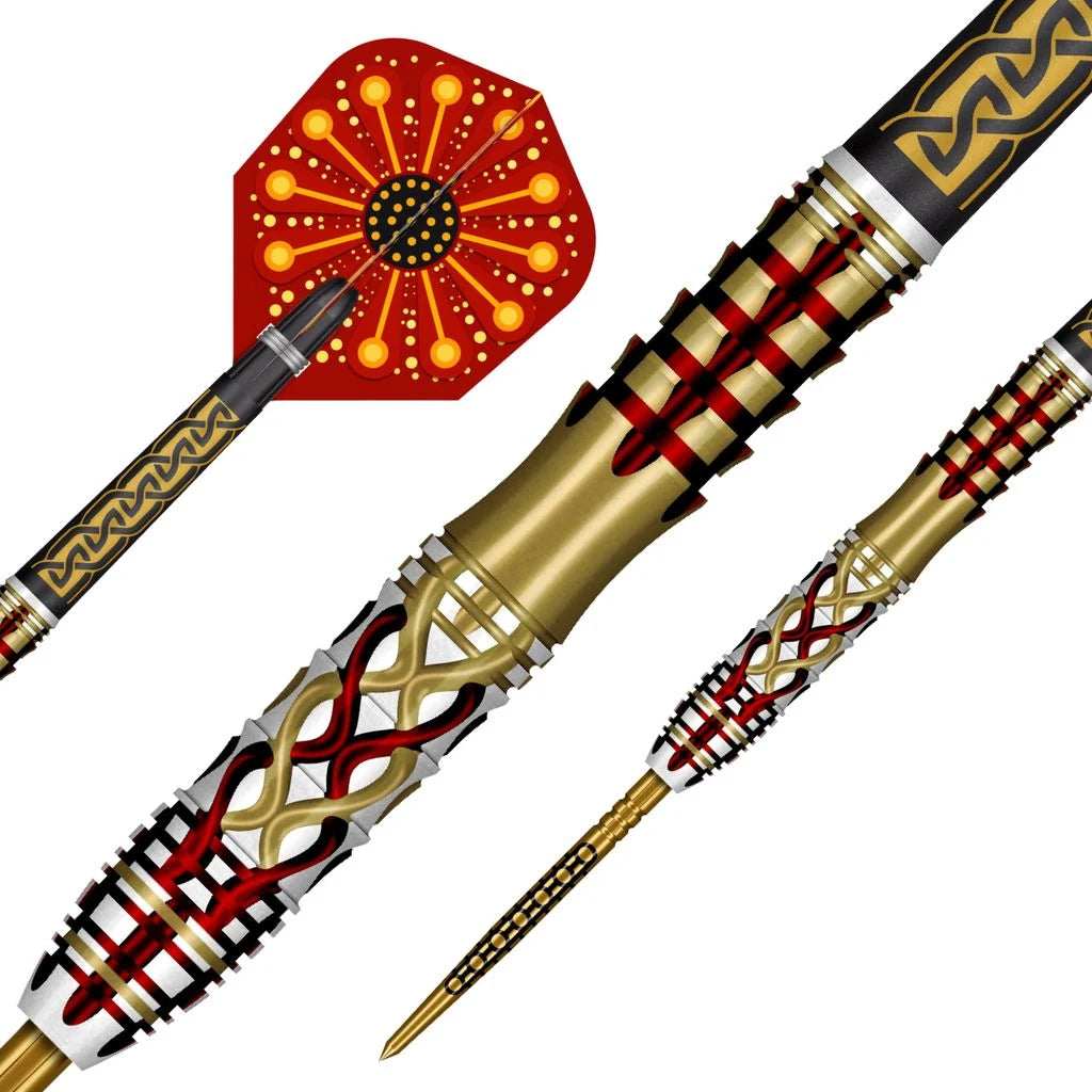 Goths Alaric Steel Tip Dart Set-95% Tungsten Barrels