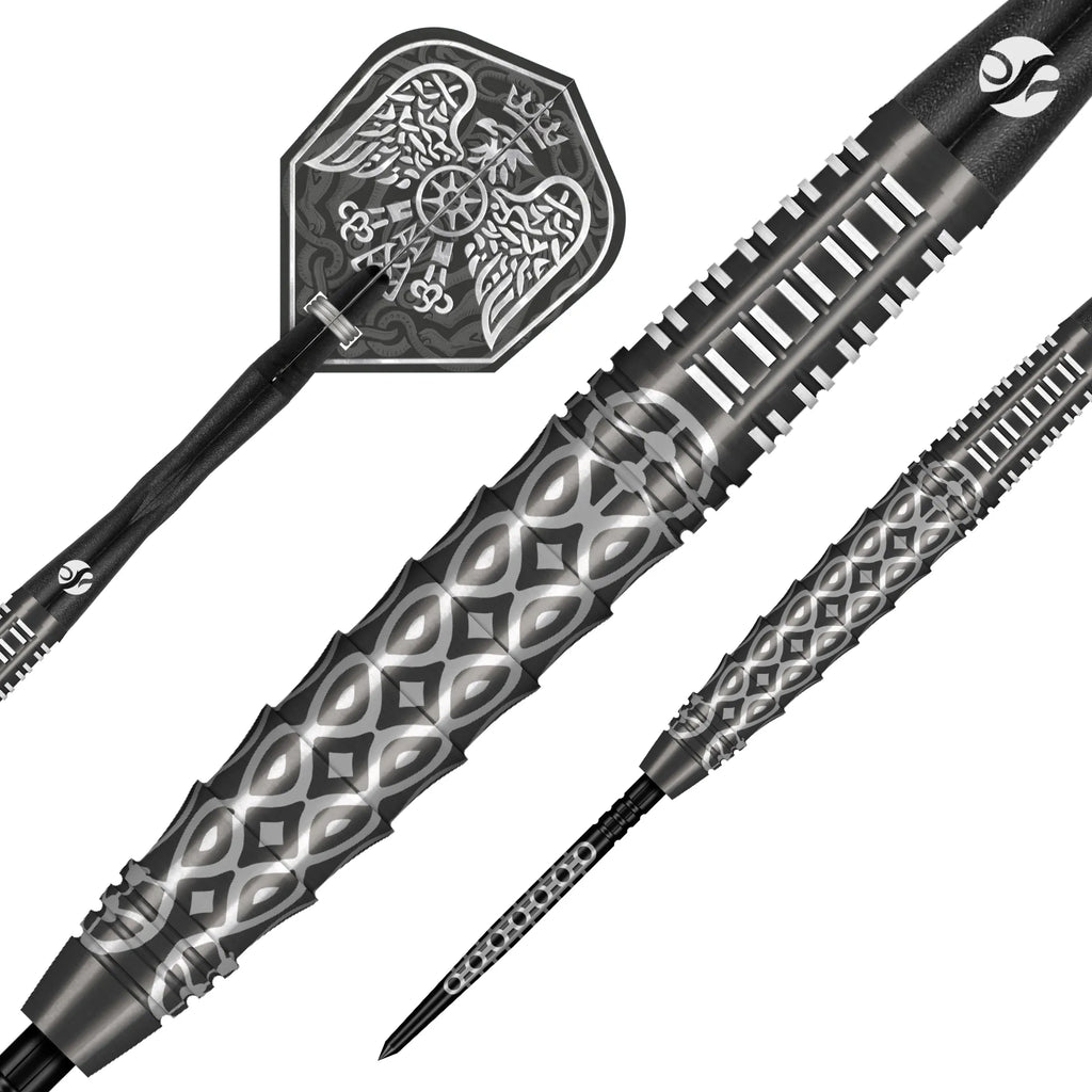 Goths Wulfaz Steel Tip Dart Set 90% Tungsten Barrels