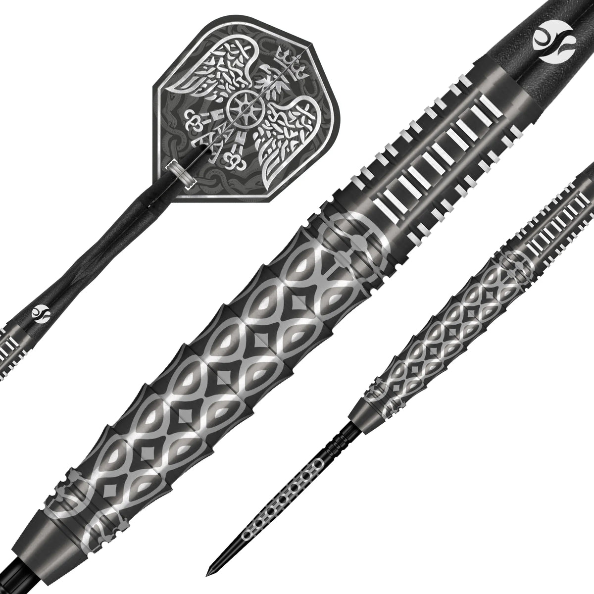 Goths Wulfaz Steel Tip Dart Set 90% Tungsten Barrels