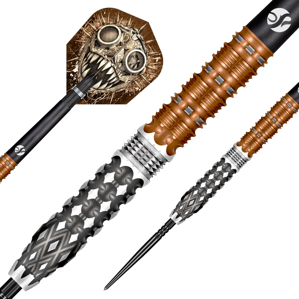 Gnarly Gnasha Steel Tip Dart Set 95% Tungsten Barrels