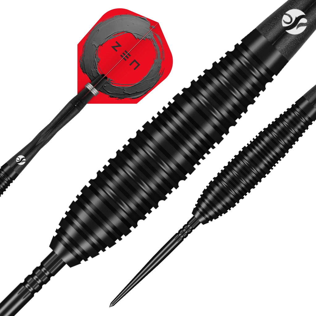 Zen Bomber Steel Tip Dart Set - 90% Tungsten Barrels