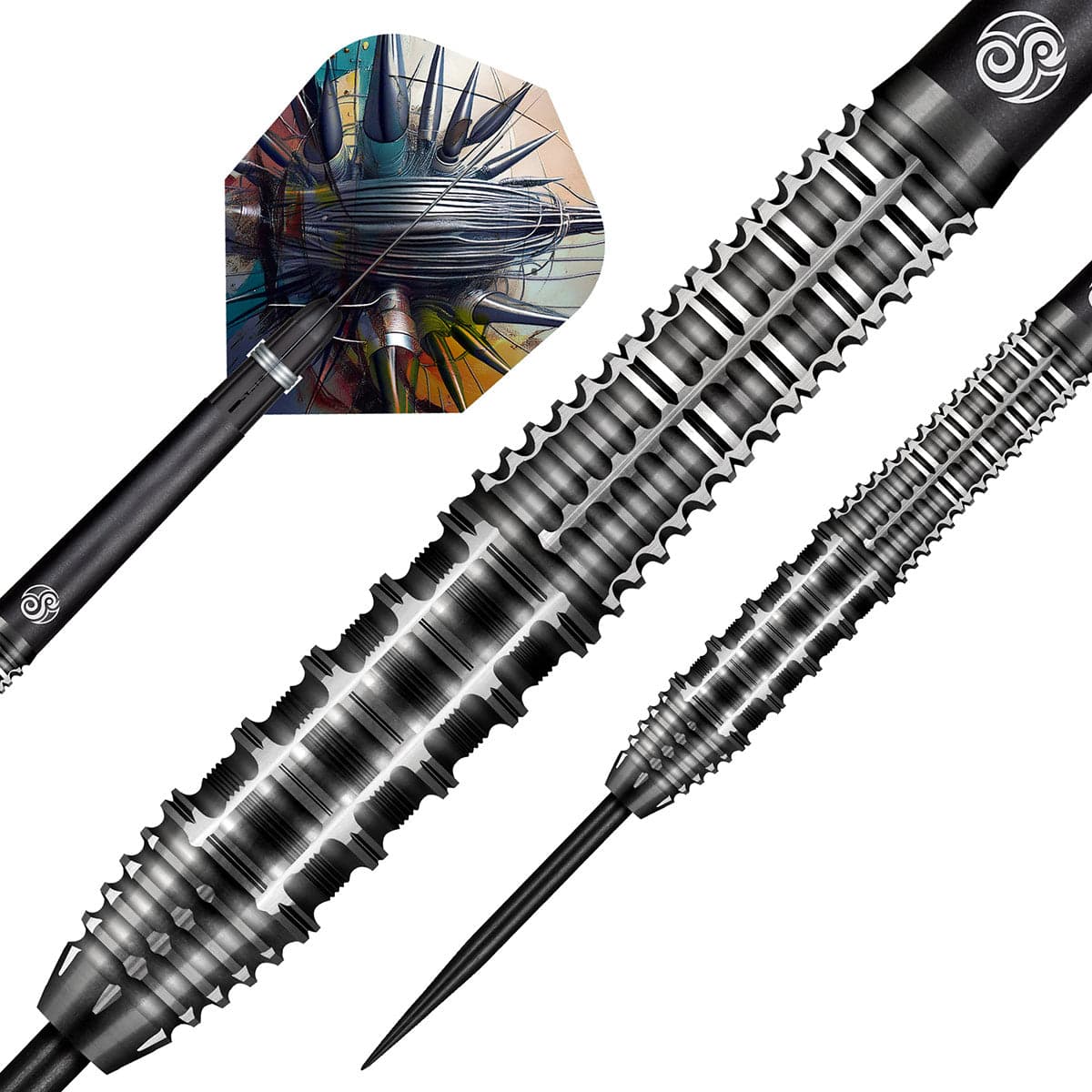 Gnarly Rippah Steel Tip Dart Set - 90% Tungsten Barrels