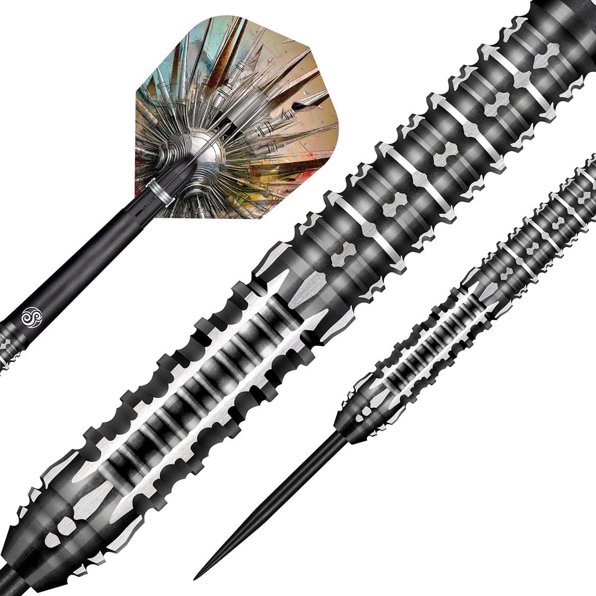 Gnarly Shredda Steel Tip Dart Set - 90% Tungsten Barrels