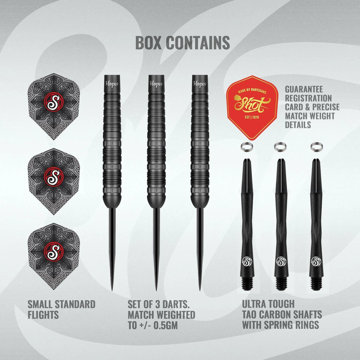 Pro Series Haupai Puha 2.0 Steel Tip Dart Set - 90% Tungsten