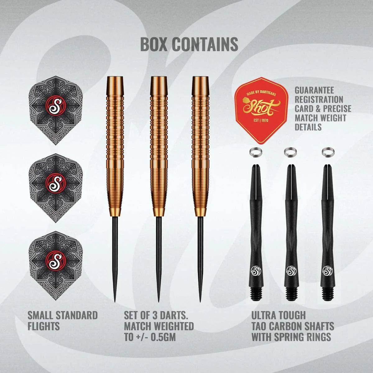 Pro Series Jake Womack Steel Tip Dart Set - 90 Tungsten Barrels