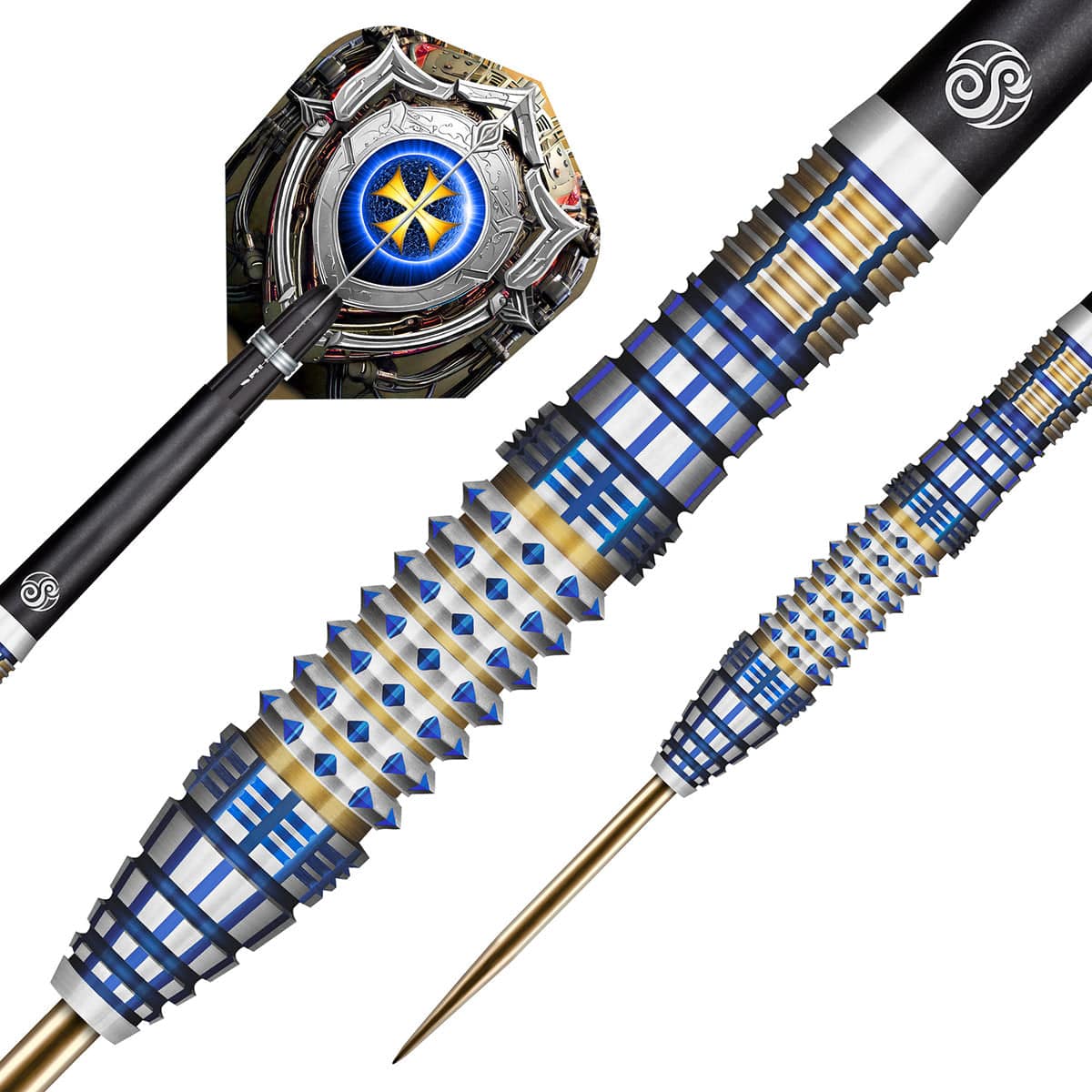 Future Knights Darkstar Steel Tip Dart Set - 90% Tungsten