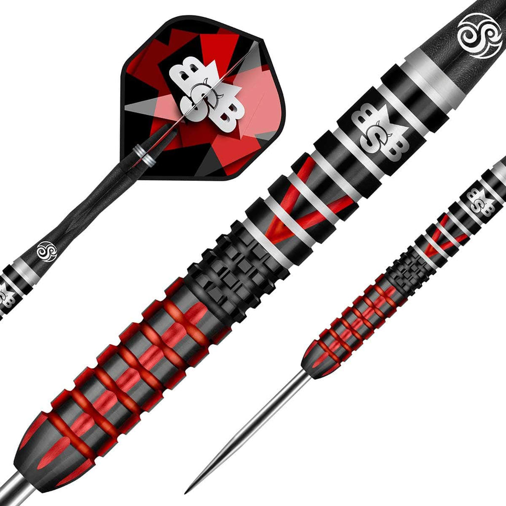Michael Smith Defiant Steel Tip Dart Set - 90% Tungsten Centre Weighted