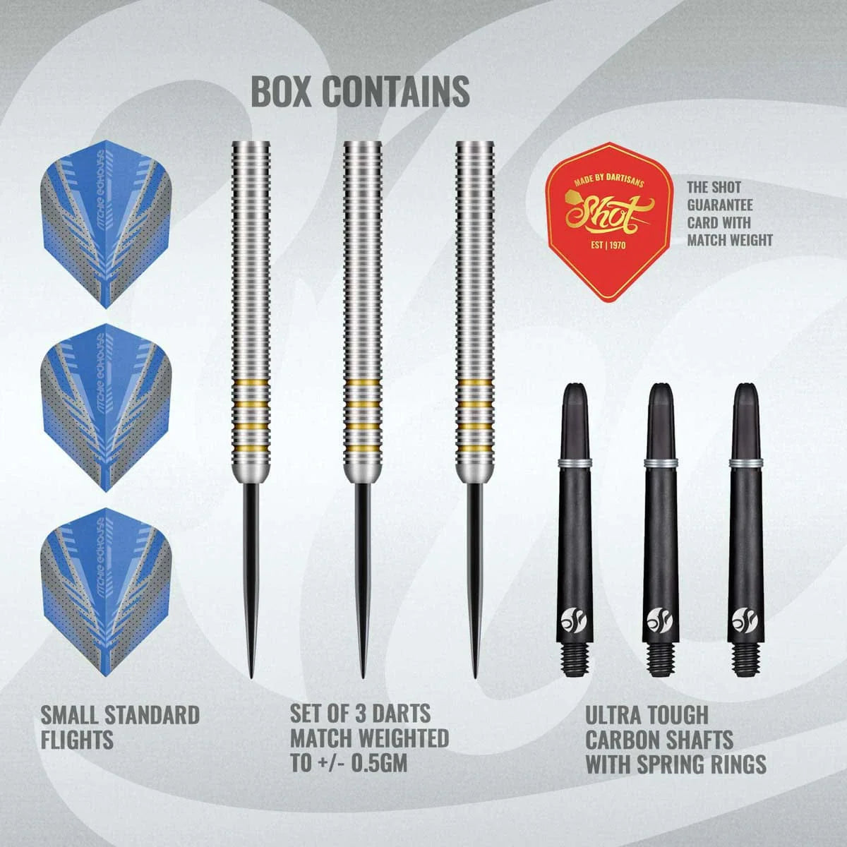 Ritchie Edhouse Steel Tip Dart Set - 90% Tungsten Barrels