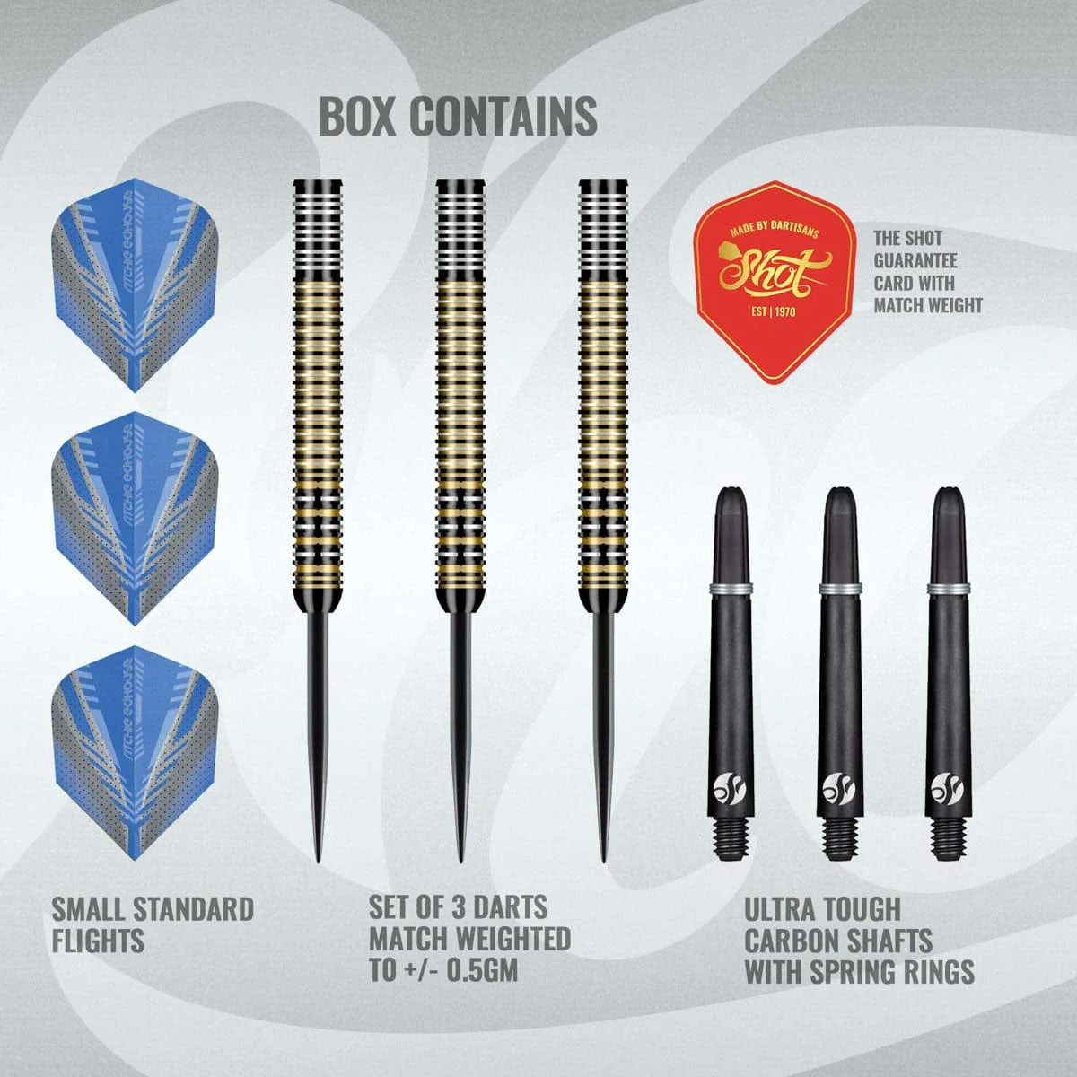 Ritchie Edhouse Madhouse Steel Tip Dart Set - 90% Tungsten Barrels