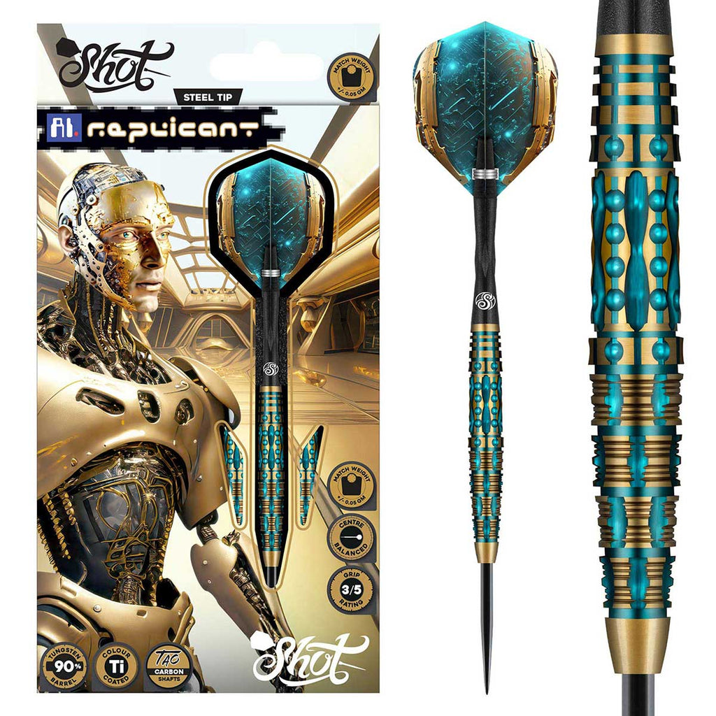 AI Replicant Steel Tip Dart Set - 90% Tungsten Barrels