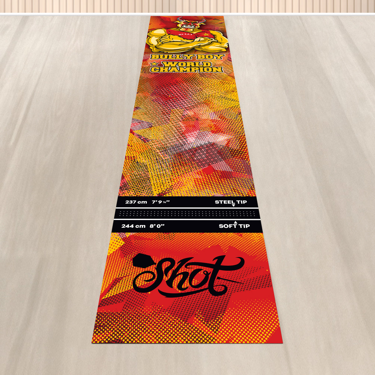 Shot Bully Boy Michael Smith Dart Mat