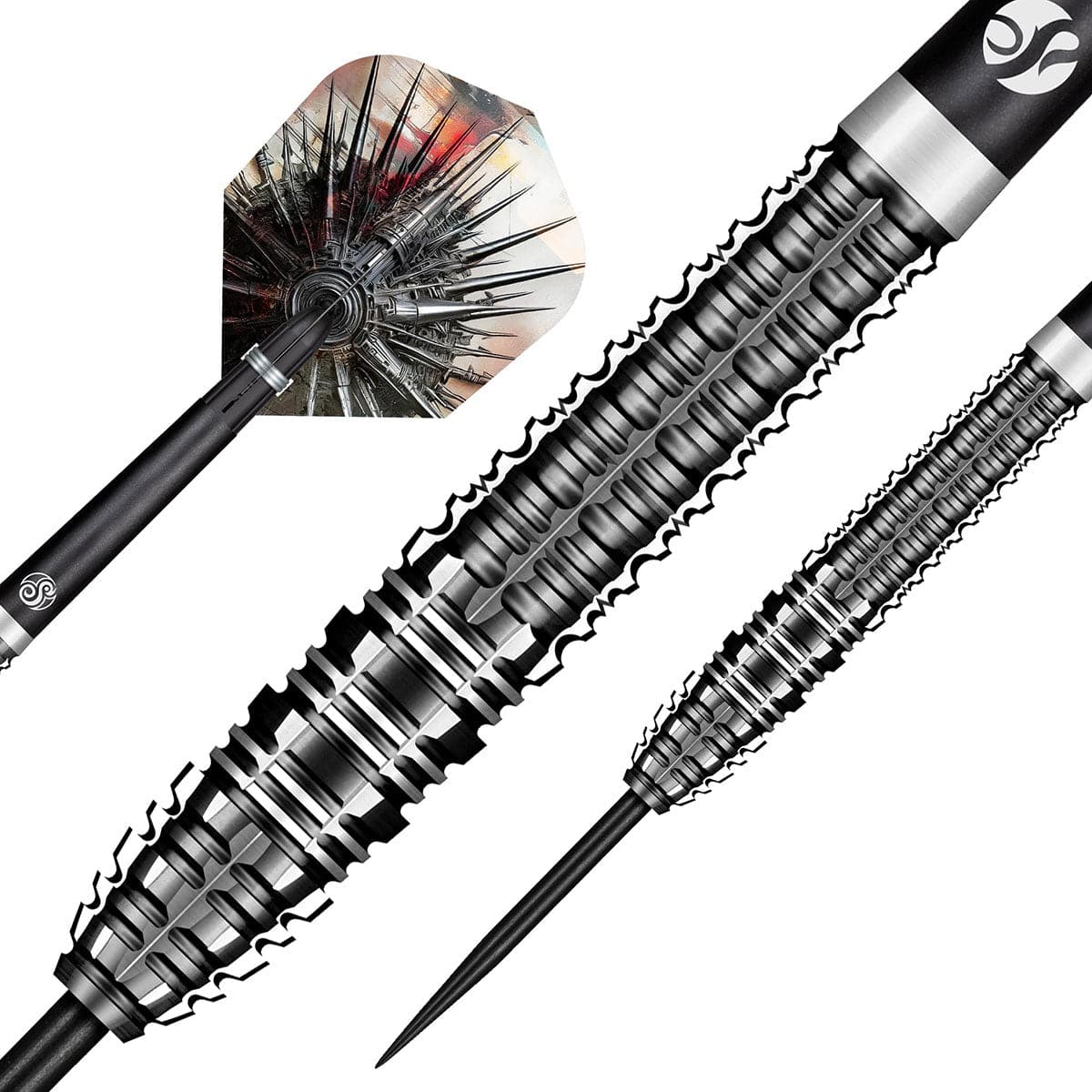 Gnarly Smasha Steel Tip Dart Set - 90% Tungsten Barrels