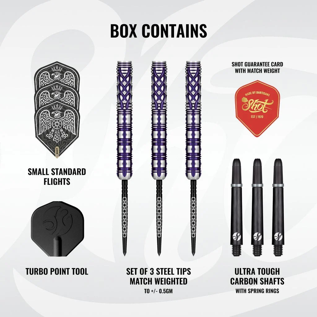 Goths Visara Steel Tip Dart Set 90% Tungsten Barrels