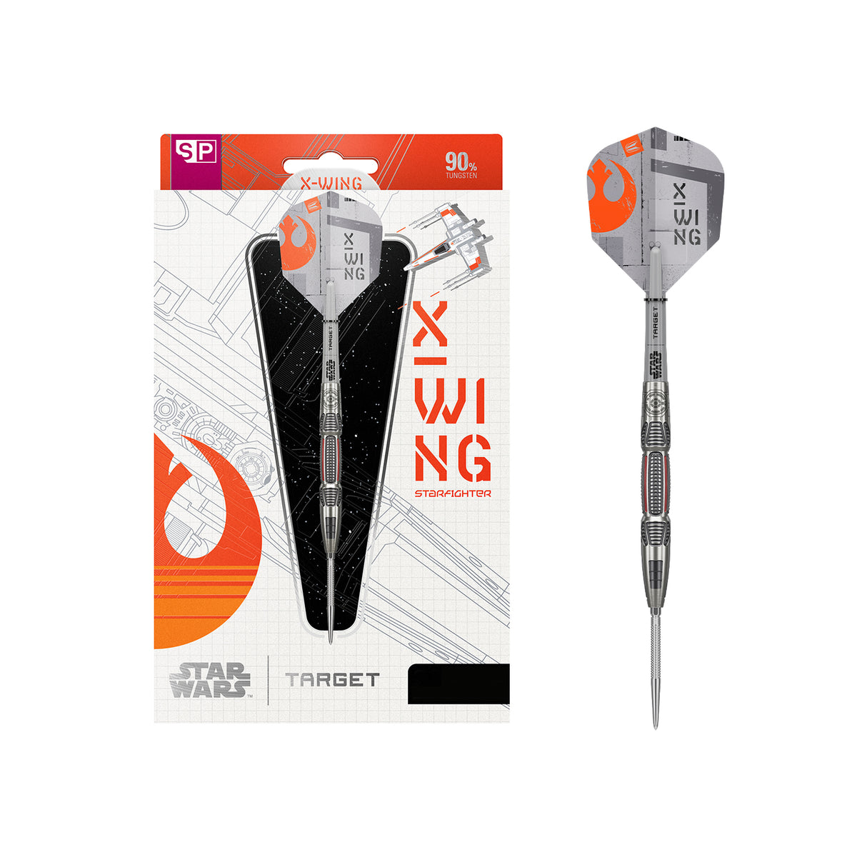 Star Wars X-Wing Swiss Point - 90% Tungsten Steel Tip Dart