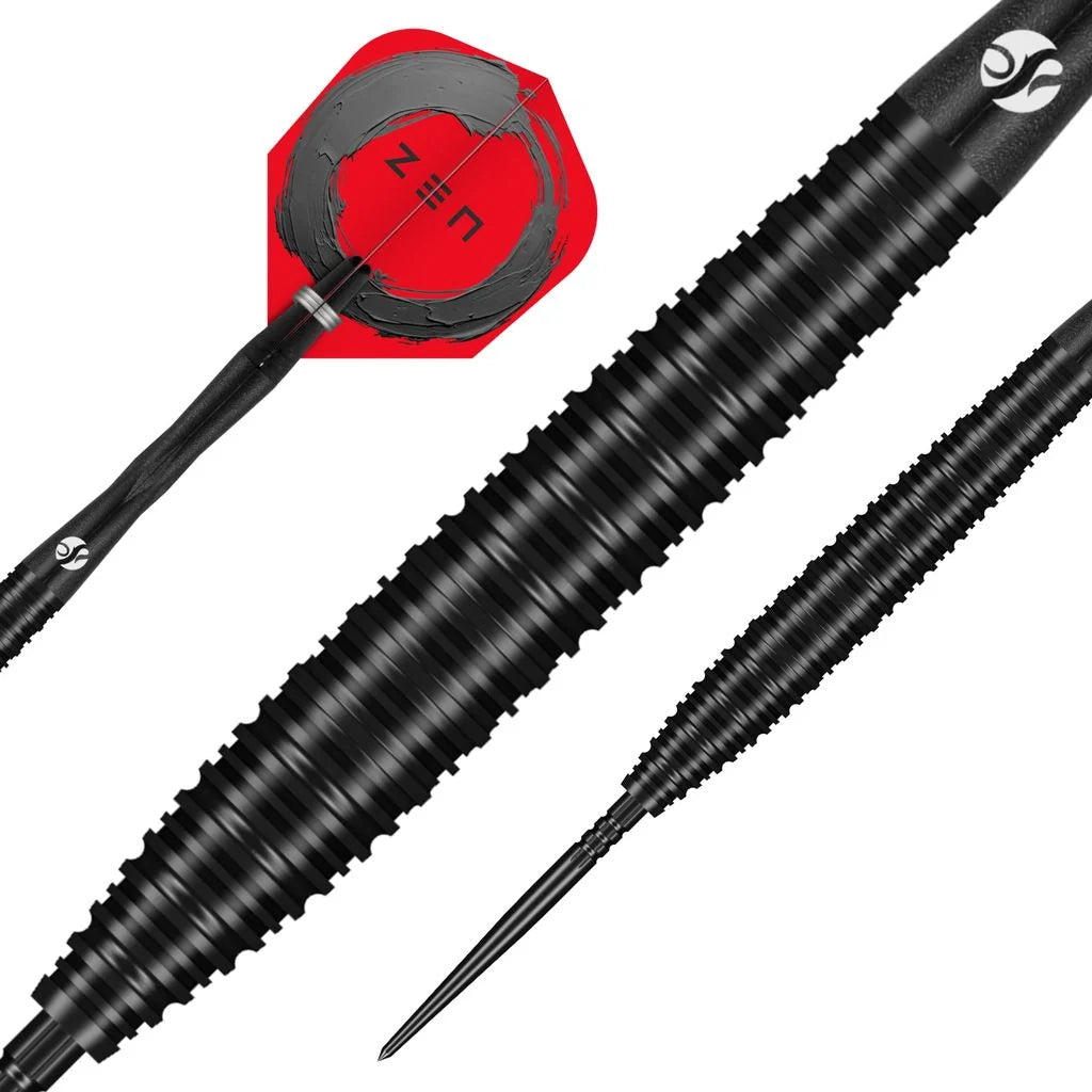 Zen Torpedo Steel Tip Dart Set - 90% Tungsten Barrels