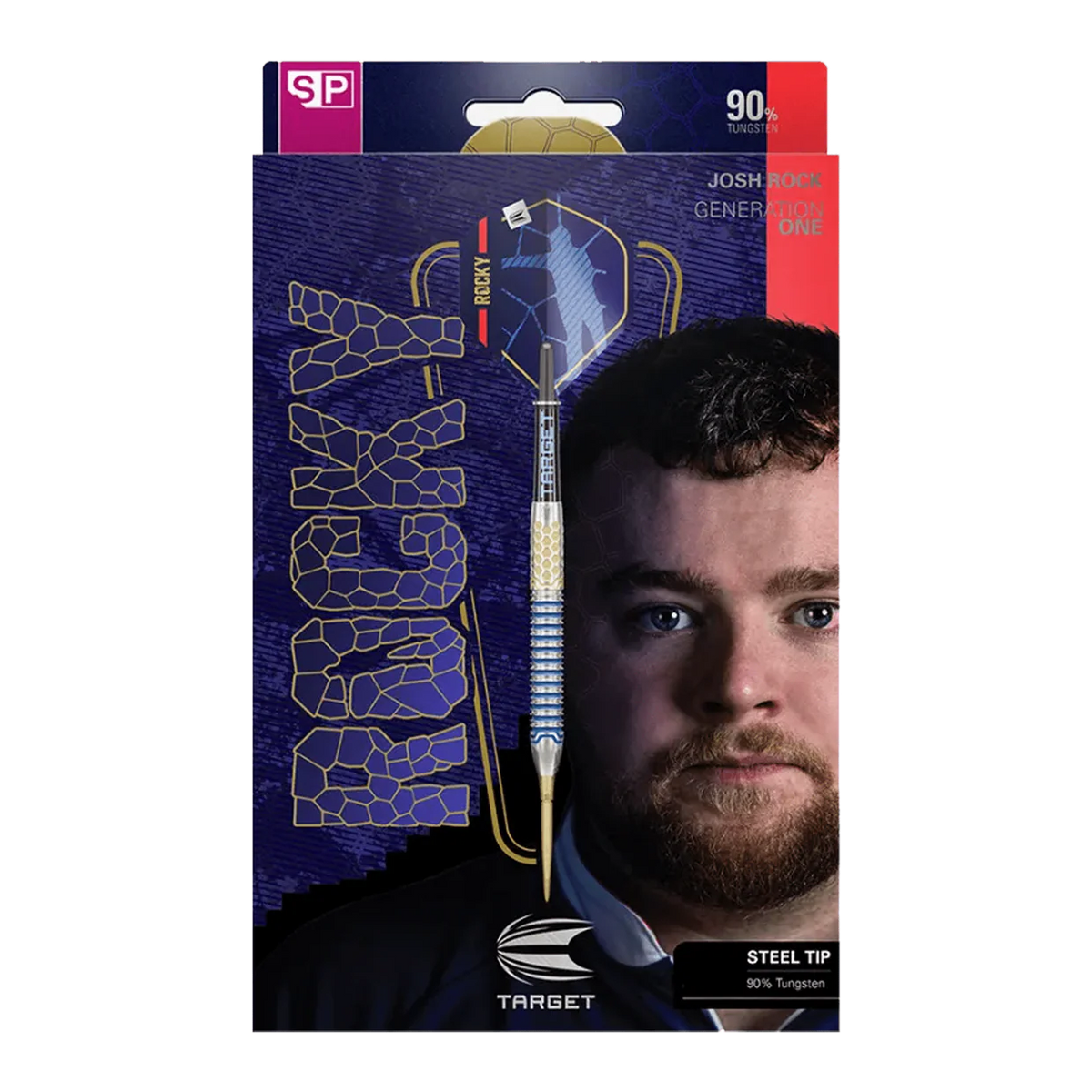 Josh Rock G1 Swiss Point - 90% Tungsten Steel Tip Darts